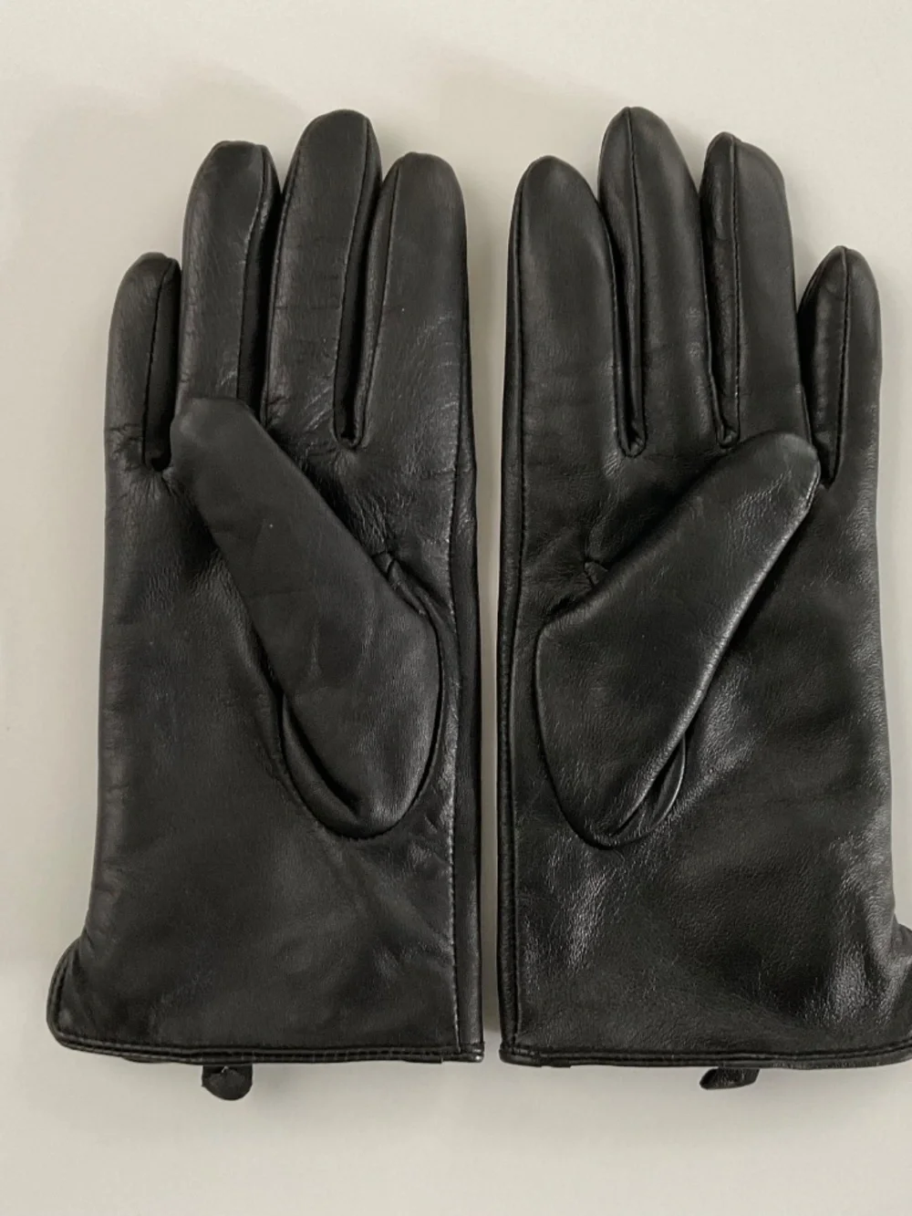 Nappaglo Women’s Leather Gloves XL Black Fleece Lined Classic Minimalist Comfort
